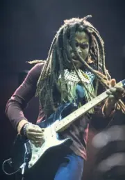 Lenny Kravitz at HORDE Tour New York City 1996 at Downing Stadium - Old Photo