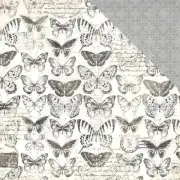 Kaisercraft Etchings Pen & Ink Double-Sided Cardstock 12"X12"