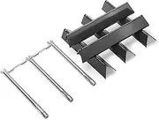 Spirit E310 Parts 7636 Flavorizer Bars 69787 Grill Burner for Weber Spirit and Spirit II 300 Series E310 E320 E330 S310 S320 S330 with Front Control, 15.3" Heat Plate 18" Burner for Weber Spirit E310