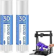 2 Pack Printer Glue Stick, Efficient Hot Glue Sticks Printer Adhesive Glue Stick, Print Glue Stick Solid, Portable Printer Paste Solid Glue Sticks for Hot Plates Hot Beds