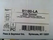 Pass & Seymour / Legrand 91180-LA Slide Dimmer, Light Almond **Free Shipping**