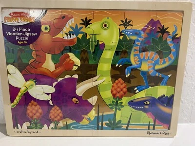 Melissa & Doug Fresh Start PREHISTORIC SUNSET 24 pieces Jigsaw Puzzle Ages 3+
