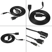 Car AUX USB Adapter Cable for C63 E200l CLS E S ML Class High Speed Music Transfer for AMI Interface Vehicles, 150cm Long Wire