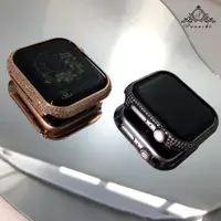 在飛比找蝦皮購物優惠-Apple Watch 錶殼 金屬錶框 扣式不鏽鋼鑲鑽保護套