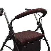 Unisex Rollator Walker Seat and Backrest Rollbar Covers Universal Soft Rollat...