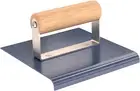 Bon 22-777 6-Inch by 6-Inch Blue Steel Sidewalk Edger with 3/8-Inch Radius and 1