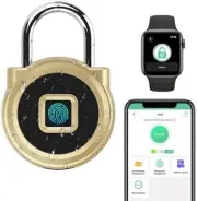 Gym Locker Padlock eLinkSmart Fingerprint Padlock with 1000+ App User - Outdoor