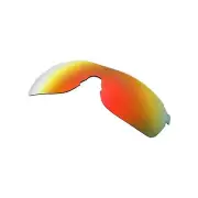 Walleva Fire Red Polarized Replacement Lenses For Oakley EVZero Pitch Sunglasses