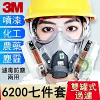 在飛比找蝦皮購物優惠-【台灣最低價】3M6200防毒面具 3M7502防塵面具 噴