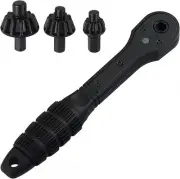2-in-1 Ratchet Drill Chuck Key Wrench Universal Replacement Tool