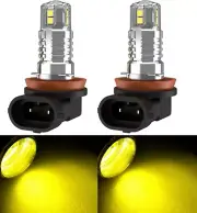 LED 20W H8 Golden Two Bulbs Head Light Low Beam Replacement Lamp Bike Show Color