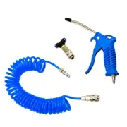 Air Blow Guns Compressor Air Line Dusters Blower Long Nozzle Spring Hose Tool