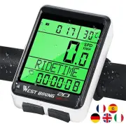 Bicycle Wireless Computer MTB Road Bike Odometer Cycling Stopwatch Speedometer