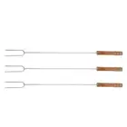 Outdoor Barbecue Fork 47.2cm Stainless Steel Barbecue Fork Food Barbecue Skewers