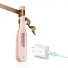Curling Iron for Short Hair - Cordless Mini Flat Iron for Travel, Portable Sm...