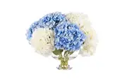 Rogue Hydrangea Mix-Dahlia Bowl Blue & White 38x30x30cm