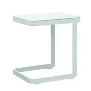 Deck Outdoor Concepts Verona Outdoor Aluminium Side Table In White