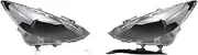 Compatible For Mazda 3 Axela 2014 2015 2016 Headlamp Case Car Front Glass Headlight Cover Head Light Lens Caps Lamp Mask Lampshade Shell(Low A Piar)