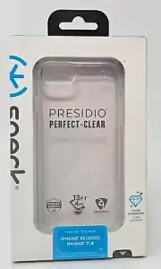 Speck Presidio Perfect Clear Case For iPhone SE 2022/2020 / 8/7 - 4.7" -NEW