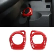 Red ABS Key Case Protector Cover Key Fob Shell Holder For Suzuki Jimny 2019-2024 (for: Suzuki)