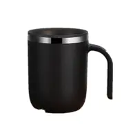 18/8 Stainless Steel Milk Coffee Mug Double Layer Leakproof Coffee Cup With Lid Kitchen Drinkware Breakfast Tea Mug
