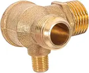 Copper Check Valve for Air Compressors Non-Return Valve Safety Valve Pneumatic Valve for Air Pressure Anti-backflow Air Compressor Accessories Air Compressor