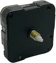 New 12888 Quartz Reverse Backwards Barbers Clock Movement Mechanism 7mm Gold Thread