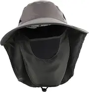[Totority] Wide Brimmed Fishing Hat for Sun Protection Durable Outdoor Sun Hats for Men Women for Camping Hiking Gardening and Fishing