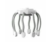 Massagers Elosung White Octopus Electric Scalp Massager For Stress Relief And Relaxation