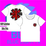 KATUN T 恤 RED HOT CHILI PEPPERS 吉他 BAJU BAND RHCP KAOS BAND