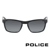 在飛比找momo購物網優惠-【POLICE】義大利品牌造型鏡腳太陽眼鏡(黑-POS185