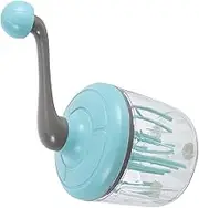 GLEAVI Hand Push Egg Whisk with Speed Capacity Manual Egg Beaters for Blending Cream Sauce and Milkshakes Ergonomic Design
