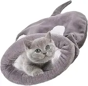 Cat Sack Bed,19.6 X 15.7 Inches Burrowing Cat Bed | Kitten Cuddler Cozy Puppy Burrow Pad Cat Plush Sack Calming for Indoor Cats Dogs Puppy Pets