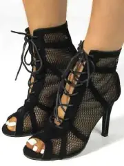 New Latin Dance Shoes Women Pole Dancing Shoes High Heel Party adjustable instep