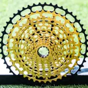 Mountain Bicycle Cassette 12 Speed 10-50 Tooth Bike Freewheel Gold for SRAM XD