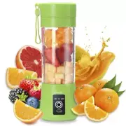 Mini Blender Portable Juicer Cup Blender USB Rechargeable Smoothies Mixer GREEN