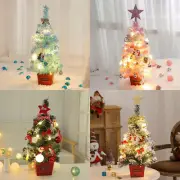 2FT Artificial Christmas Tree PVC Mini Tabletop W/Base Home Decor Gift for Kids