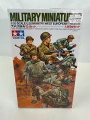 Tamiya 1:35 Military Miniatures US Infantry West European Theater New #35086
