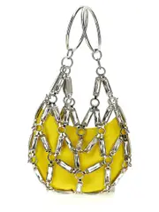 [Dsquared2] Dsquared2-Cage Borse A Mano Giallo-Donna OS Yelow