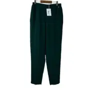 Ted Baker Women's Pants Dark Green Elastic High Waist Ankle Pants Size 1 US/2-4