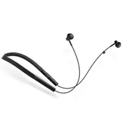 Necklace Wireless Bluetooth Earphone Earbuds Young Version with Mic In-line Control Headsets - Black
