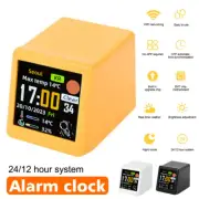Desktop Smart Wifi Weather Station Clock Calendar Digital Thermometer Display