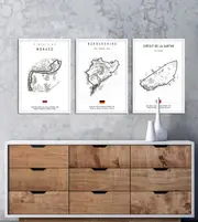 [Namly Design] Poster – CIRCUIT DE MONACO / NÜRBURGRING / CIRCUIT DE LA SARTHE / Set of 3