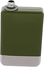 CATIEBYE Slim Metal Liquor Flask Leak-Proof Outdoor Hip Flask for Camping Hiking and Parties