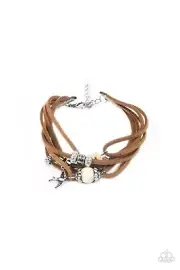 Paparazzi Bracelet - Canyon Flight - White