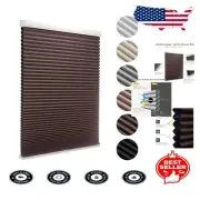 Honeycomb Cellular Window Shades, Noise Reducing Cordless Taupe 31''x72''