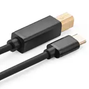 UGREEN USB Type C Male to USB 2.0 B Male Cable - Black 2M (30181)
