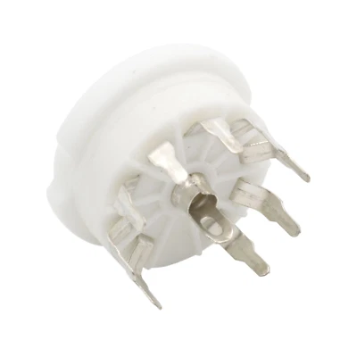 10*9pin Ceramic Tube Socket PCB B9A 6DJ8 12AX7 ECC83 ECC82 12AU7 6922 6N11 Valve