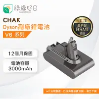 在飛比找蝦皮商城優惠-【MIT｜一年保固】CHAK Dyson V6 副廠 鋰電池