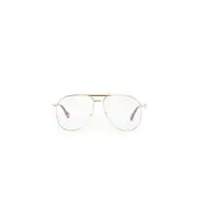 [GUCCI] GUCCI MAN GOLD EYEWEAR Gold